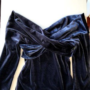 Finders Keepers Romana Top XS Navy Blue